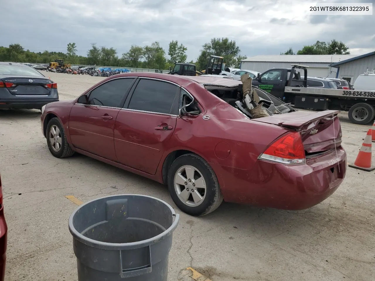 2G1WT58K681322395 2008 Chevrolet Impala Lt