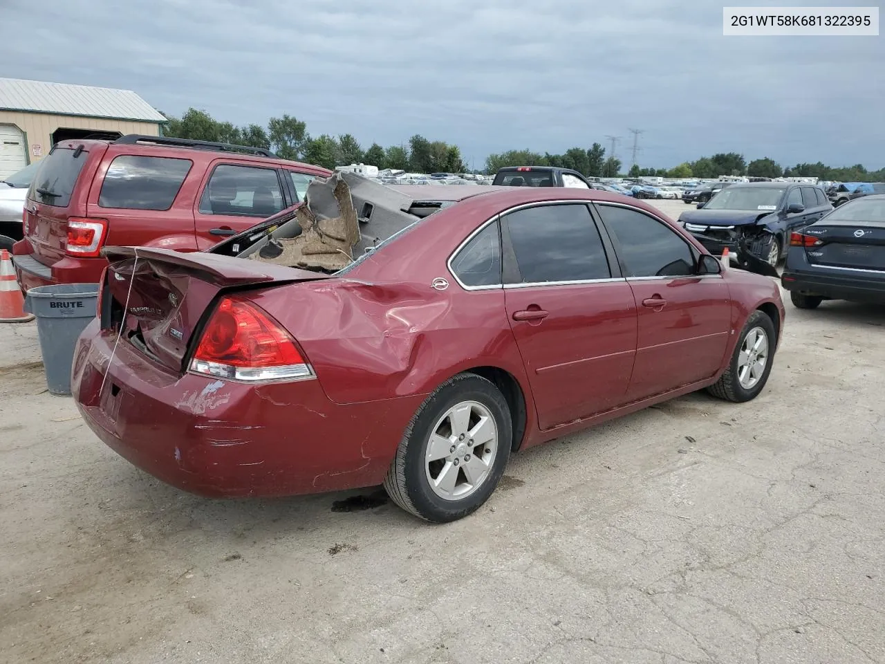 2G1WT58K681322395 2008 Chevrolet Impala Lt