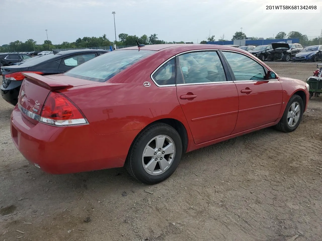 2008 Chevrolet Impala Lt VIN: 2G1WT58K681342498 Lot: 65898684