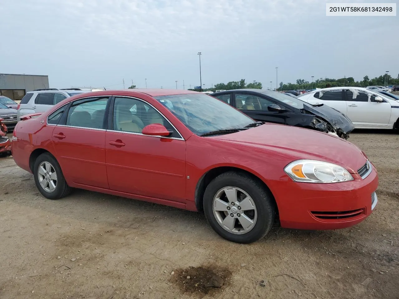 2008 Chevrolet Impala Lt VIN: 2G1WT58K681342498 Lot: 65898684