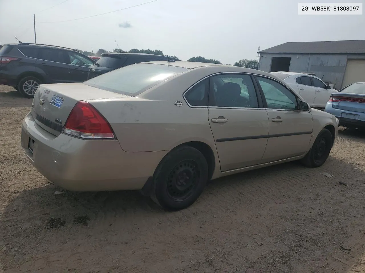 2008 Chevrolet Impala Ls VIN: 2G1WB58K181308097 Lot: 65976174