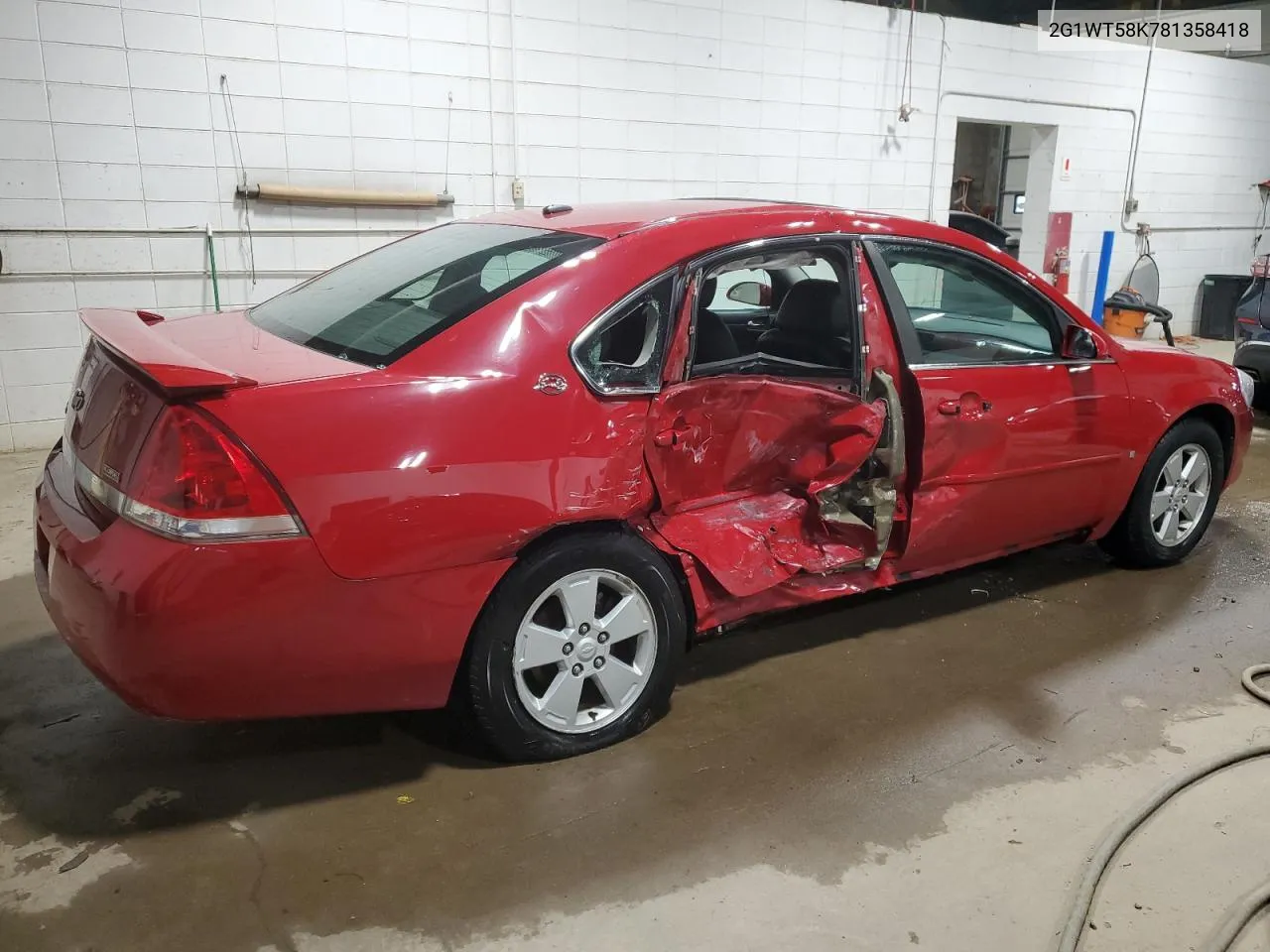 2008 Chevrolet Impala Lt VIN: 2G1WT58K781358418 Lot: 66077784