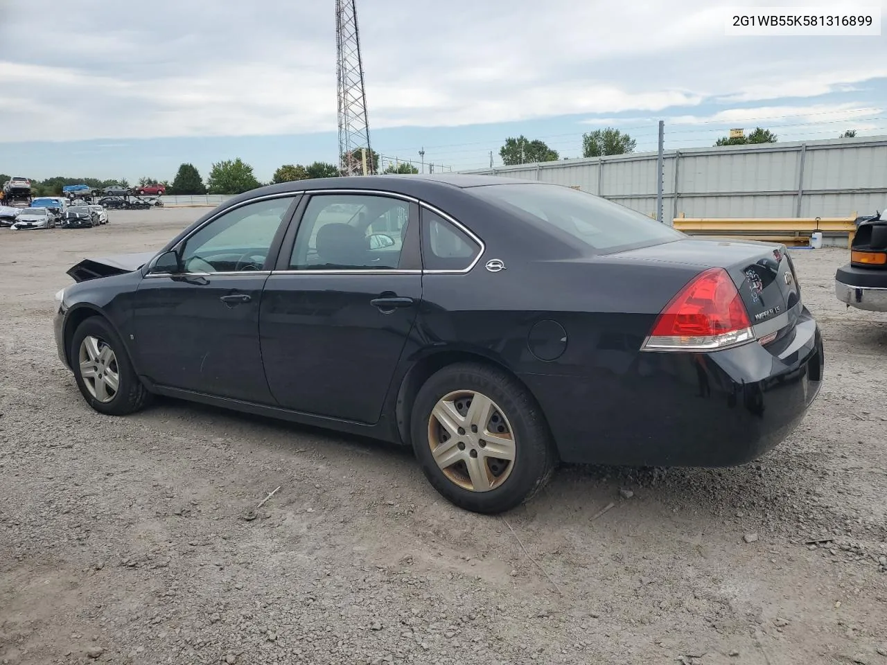 2008 Chevrolet Impala Ls VIN: 2G1WB55K581316899 Lot: 66508824