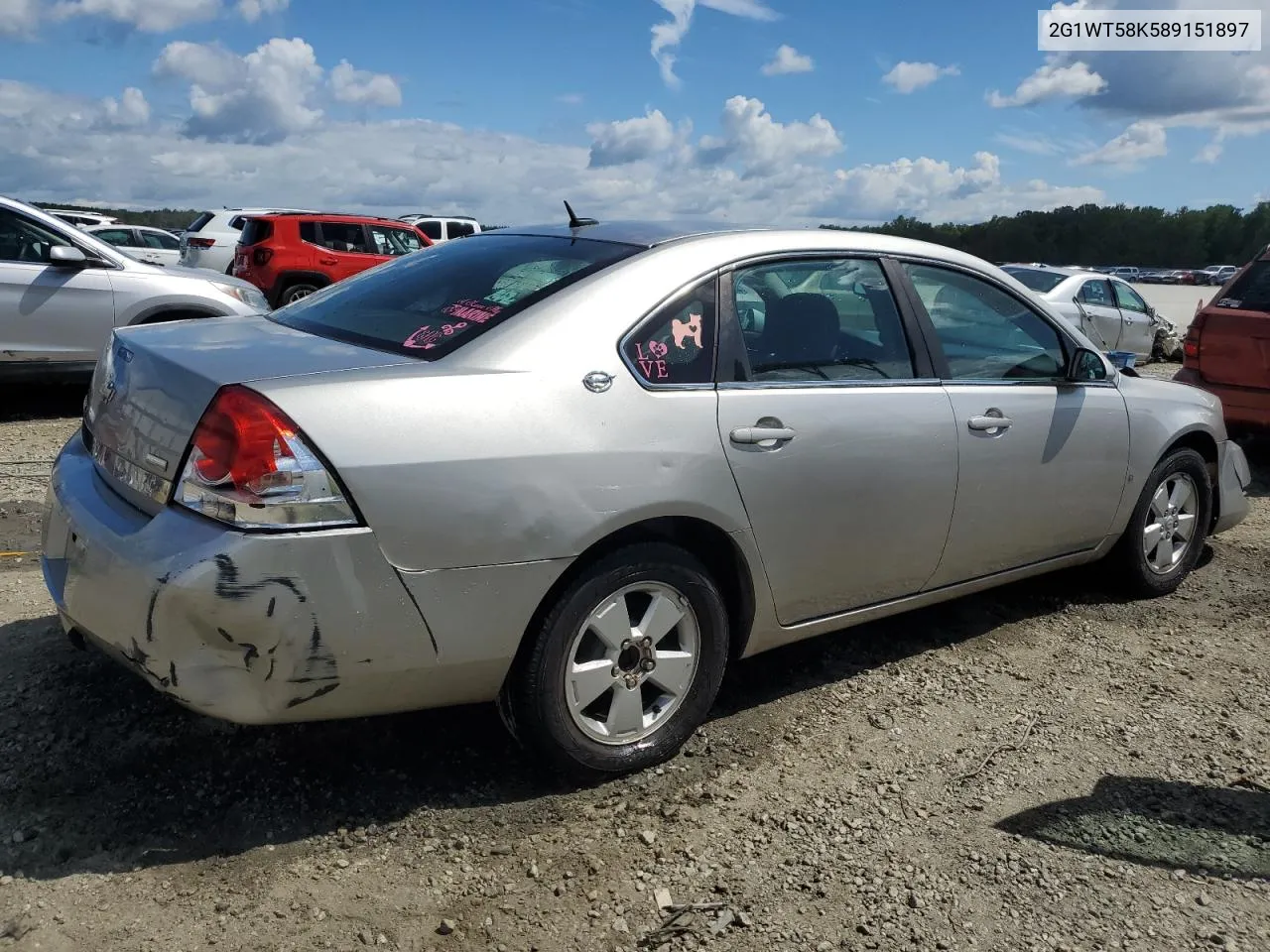 2G1WT58K589151897 2008 Chevrolet Impala Lt