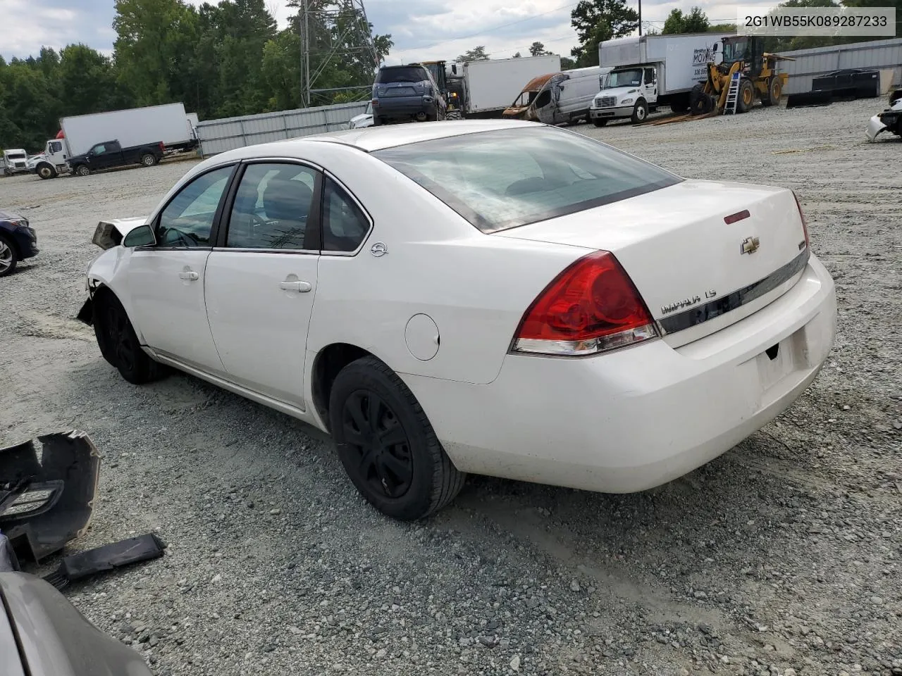 2G1WB55K089287233 2008 Chevrolet Impala Ls