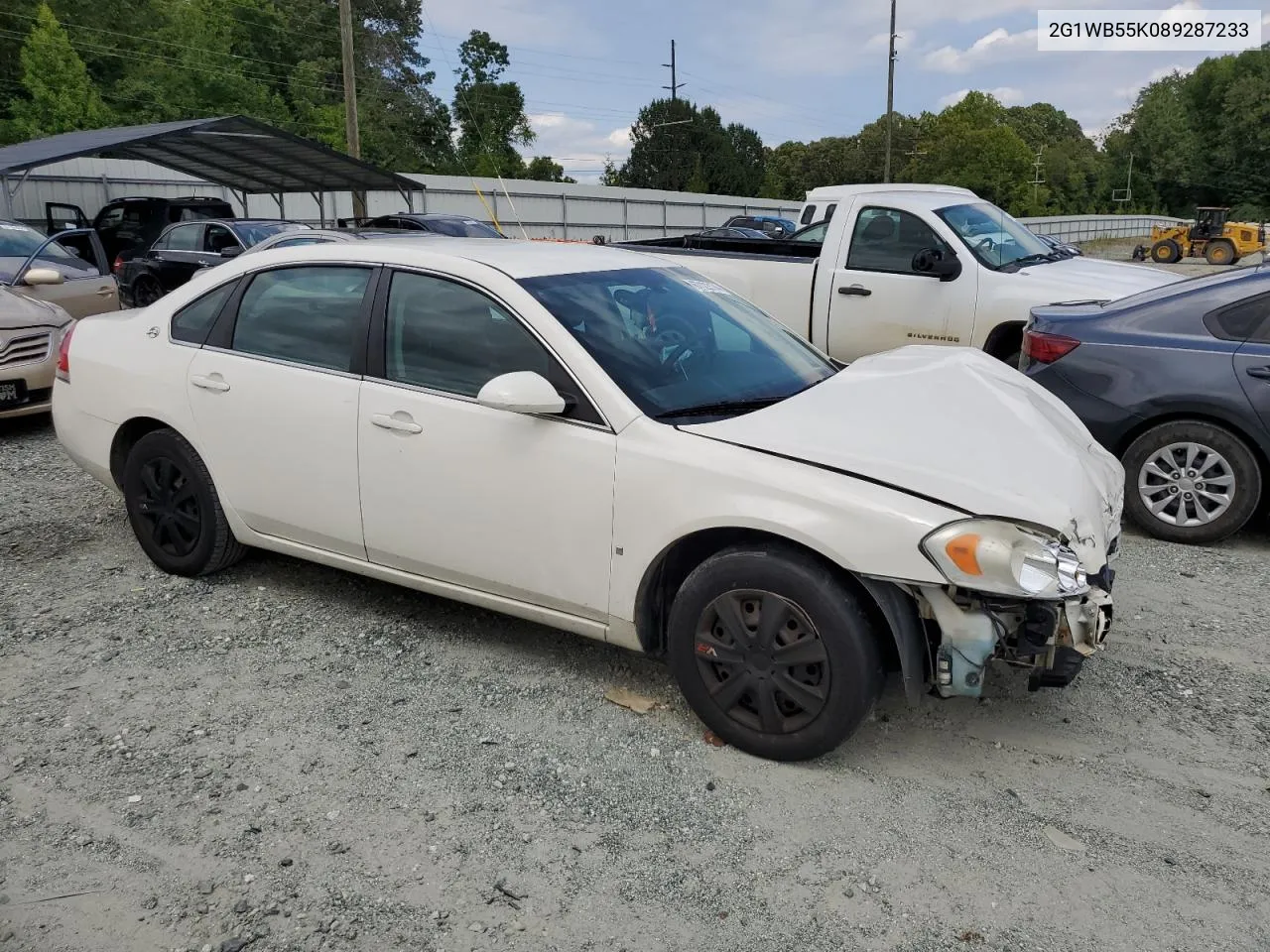 2G1WB55K089287233 2008 Chevrolet Impala Ls