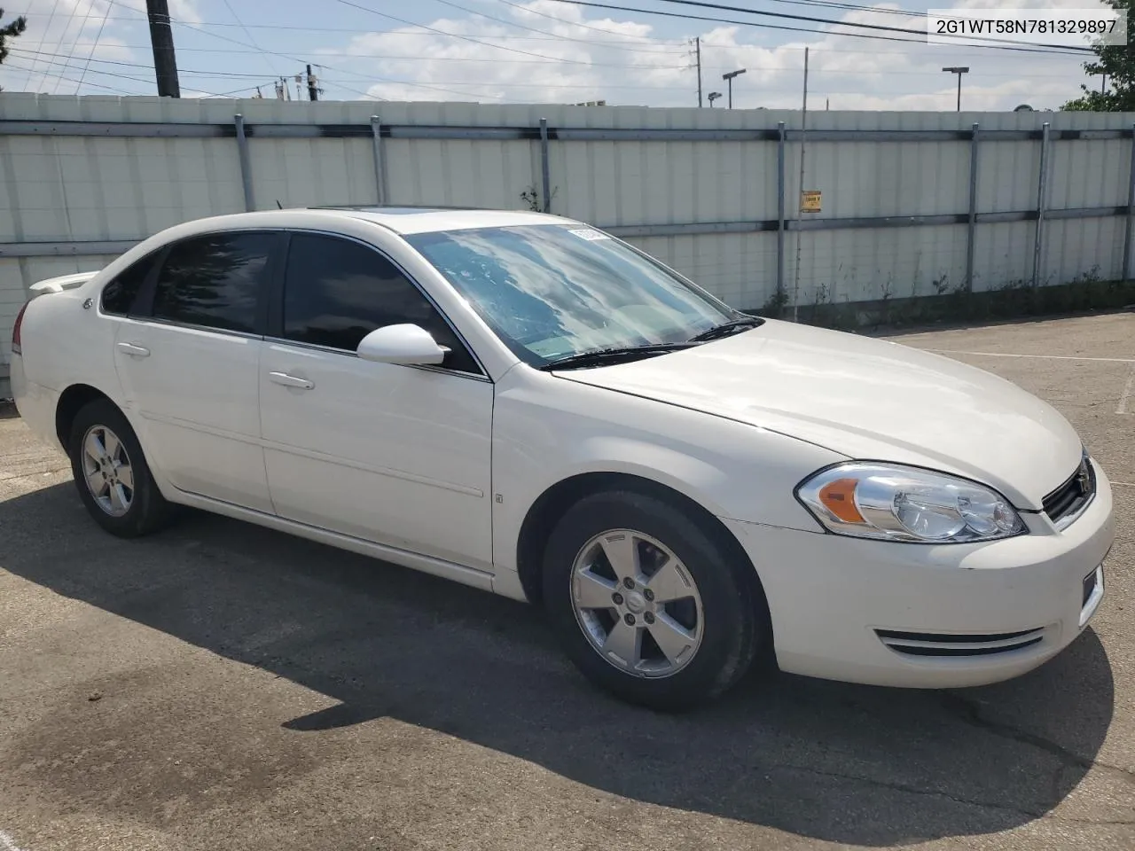 2G1WT58N781329897 2008 Chevrolet Impala Lt