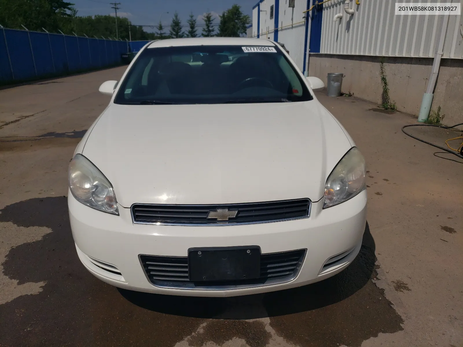 2008 Chevrolet Impala Ls VIN: 2G1WB58K081318927 Lot: 67770924