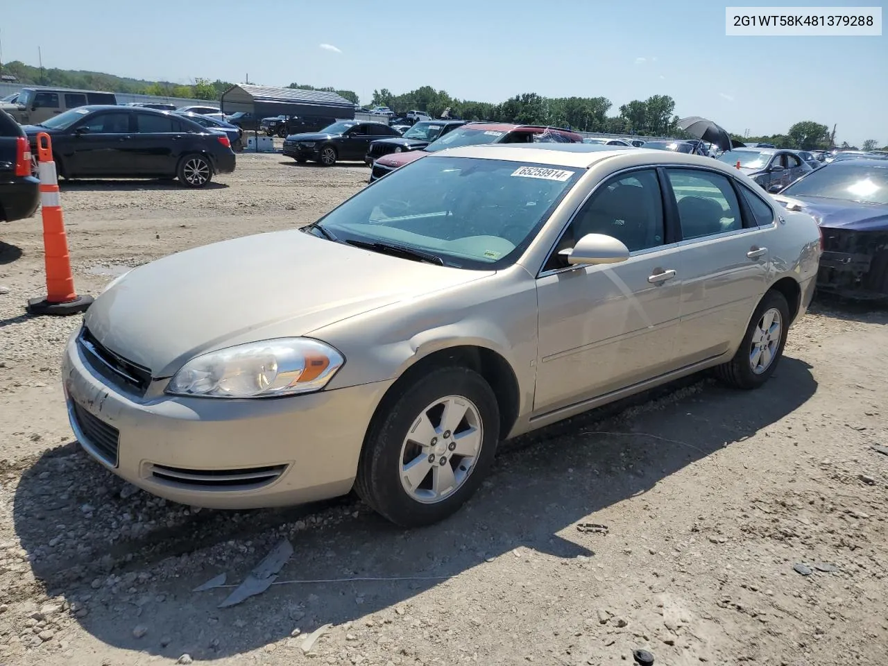 2008 Chevrolet Impala Lt VIN: 2G1WT58K481379288 Lot: 67784224