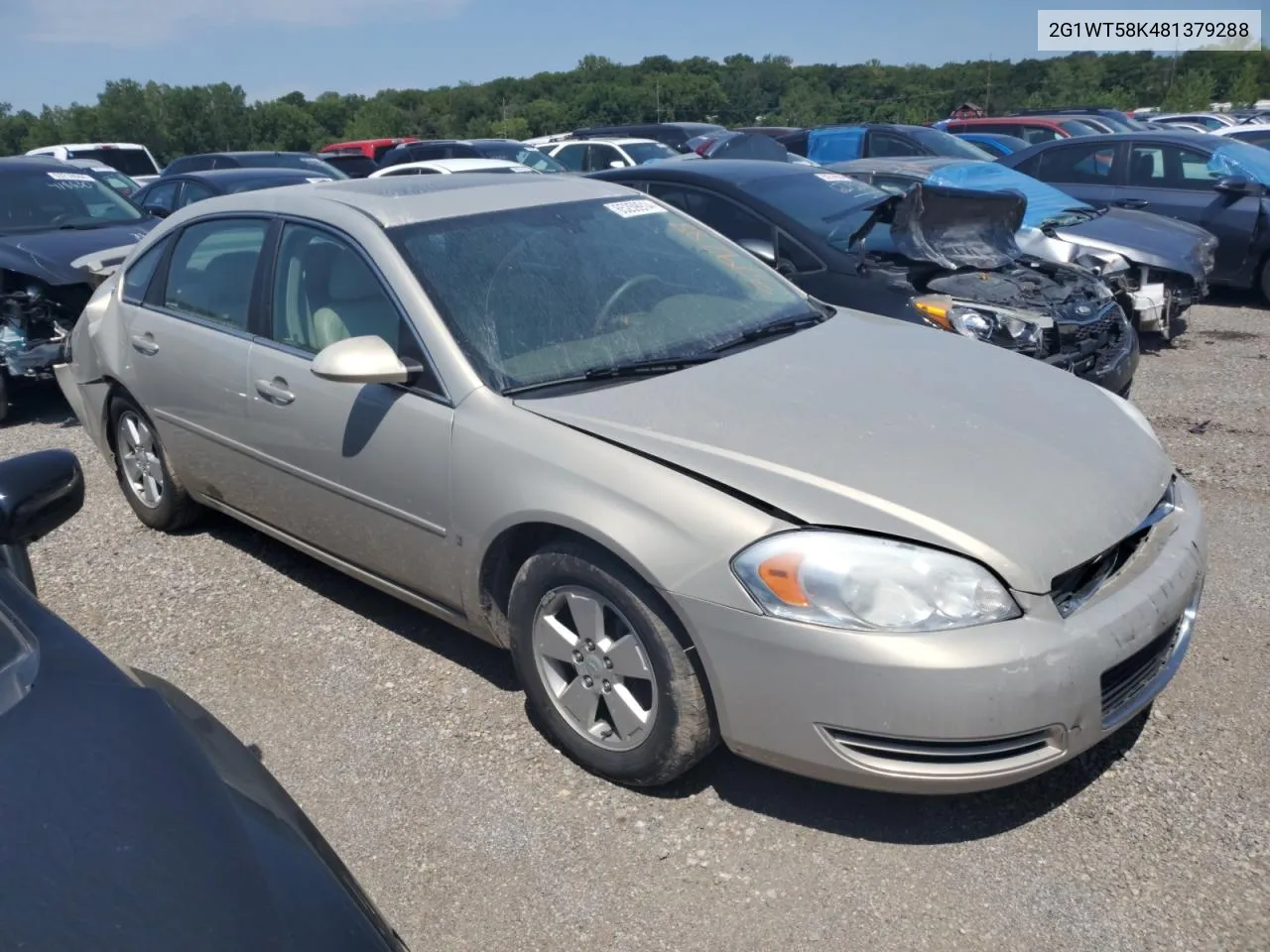 2008 Chevrolet Impala Lt VIN: 2G1WT58K481379288 Lot: 67784224