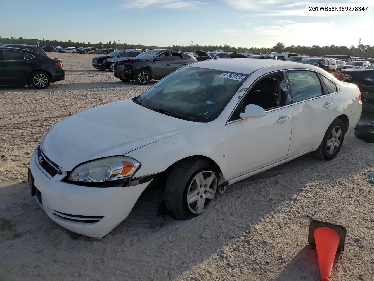 2008 Chevrolet Impala Ls VIN: 2G1WB58K989278347 Lot: 67881314