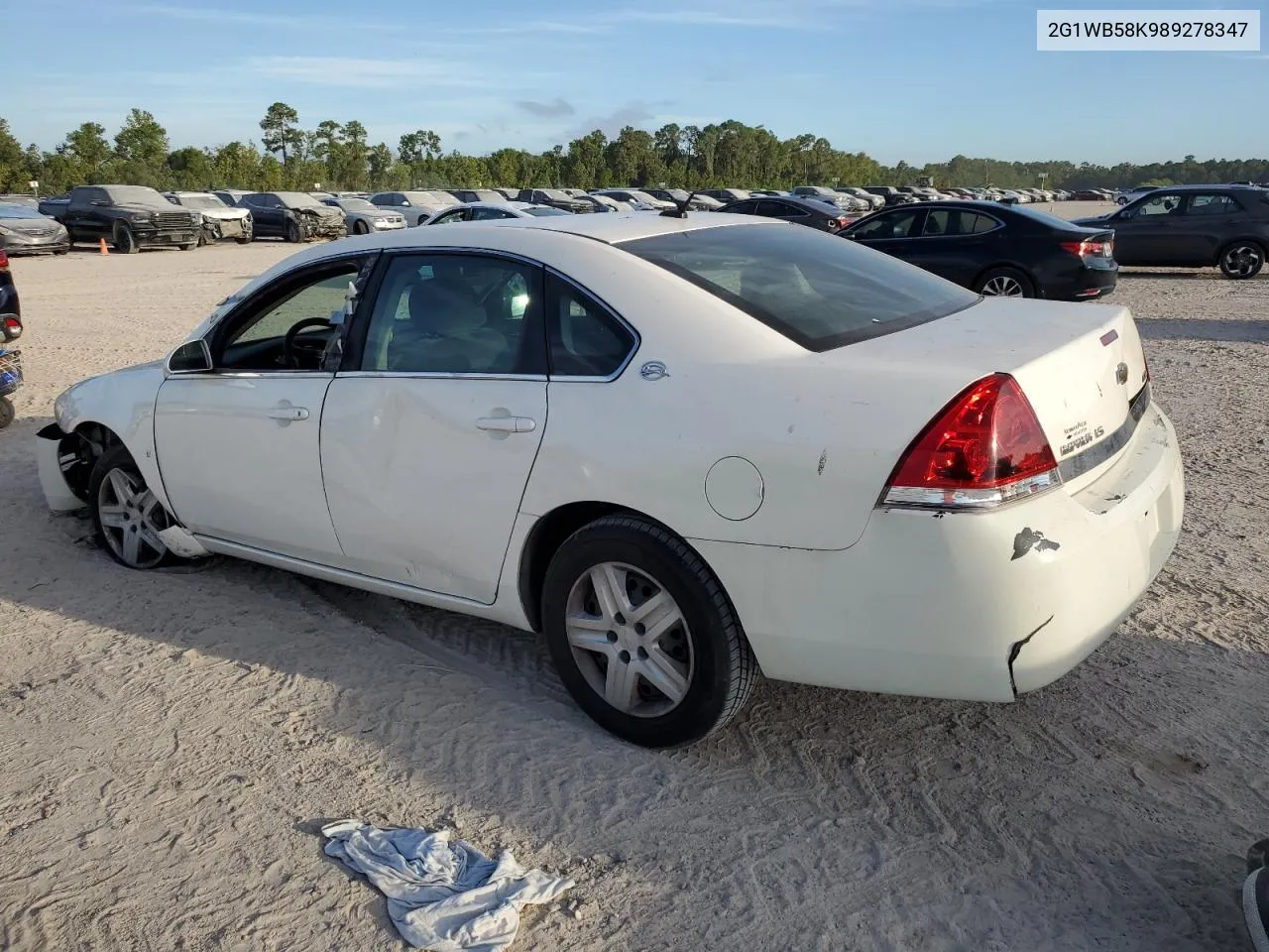 2008 Chevrolet Impala Ls VIN: 2G1WB58K989278347 Lot: 67881314