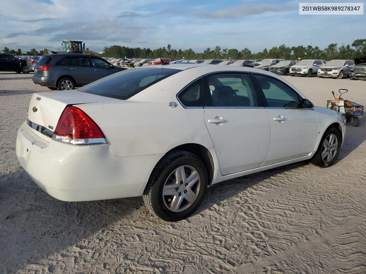 2008 Chevrolet Impala Ls VIN: 2G1WB58K989278347 Lot: 67881314