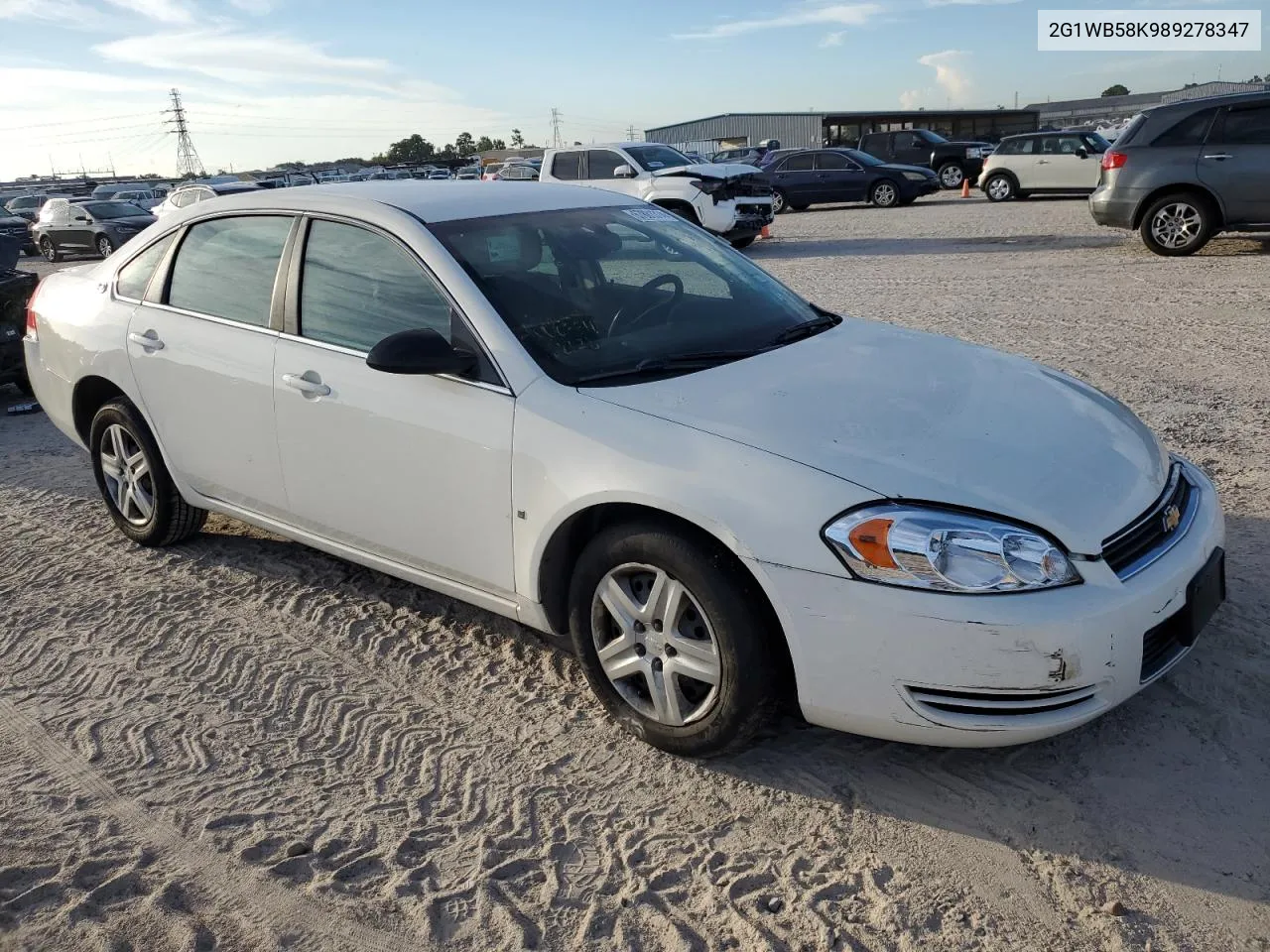 2008 Chevrolet Impala Ls VIN: 2G1WB58K989278347 Lot: 67881314