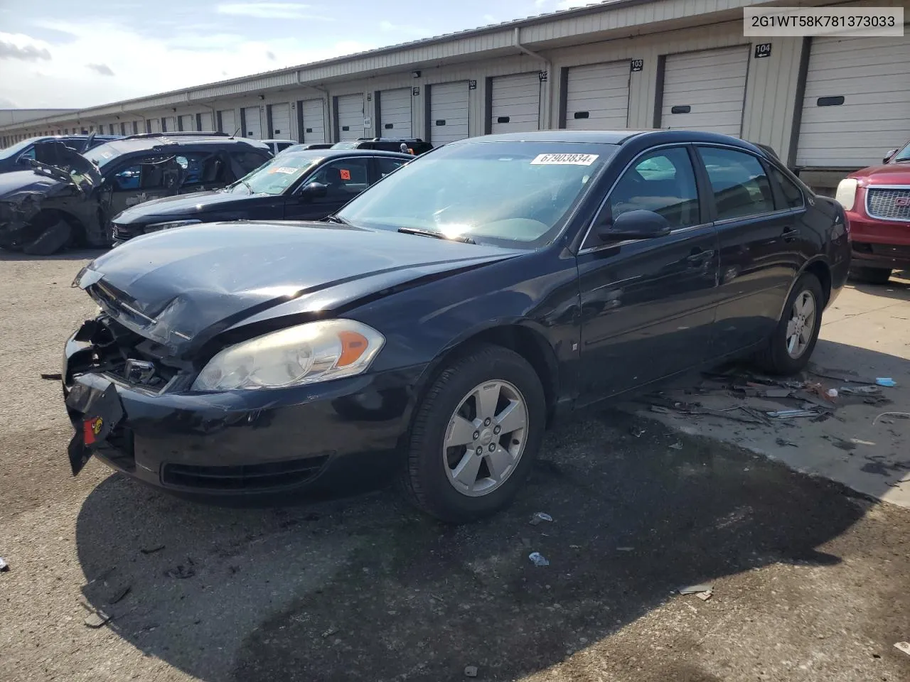 2008 Chevrolet Impala Lt VIN: 2G1WT58K781373033 Lot: 67903834