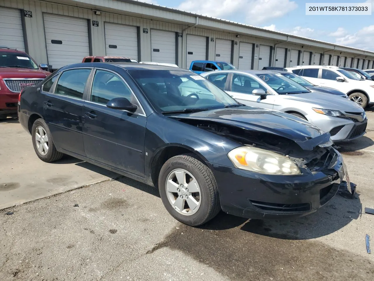 2008 Chevrolet Impala Lt VIN: 2G1WT58K781373033 Lot: 67903834