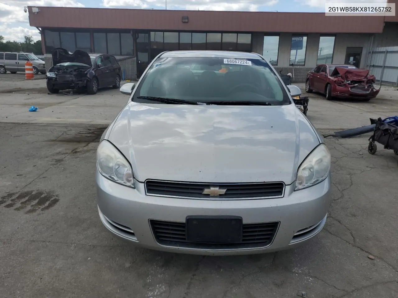 2G1WB58KX81265752 2008 Chevrolet Impala Ls