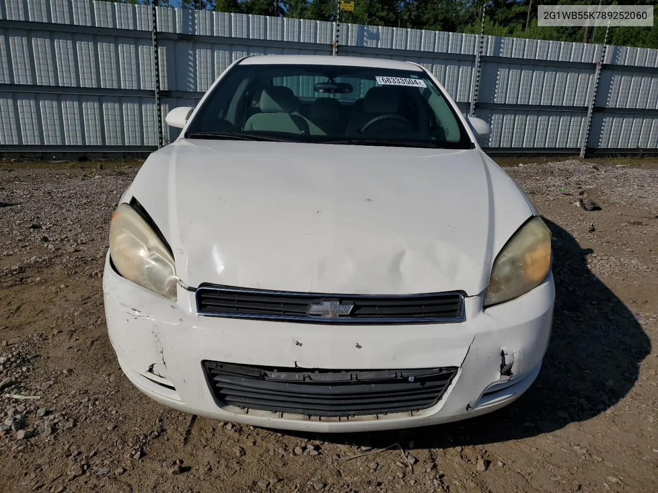 2008 Chevrolet Impala Ls VIN: 2G1WB55K789252060 Lot: 68333504