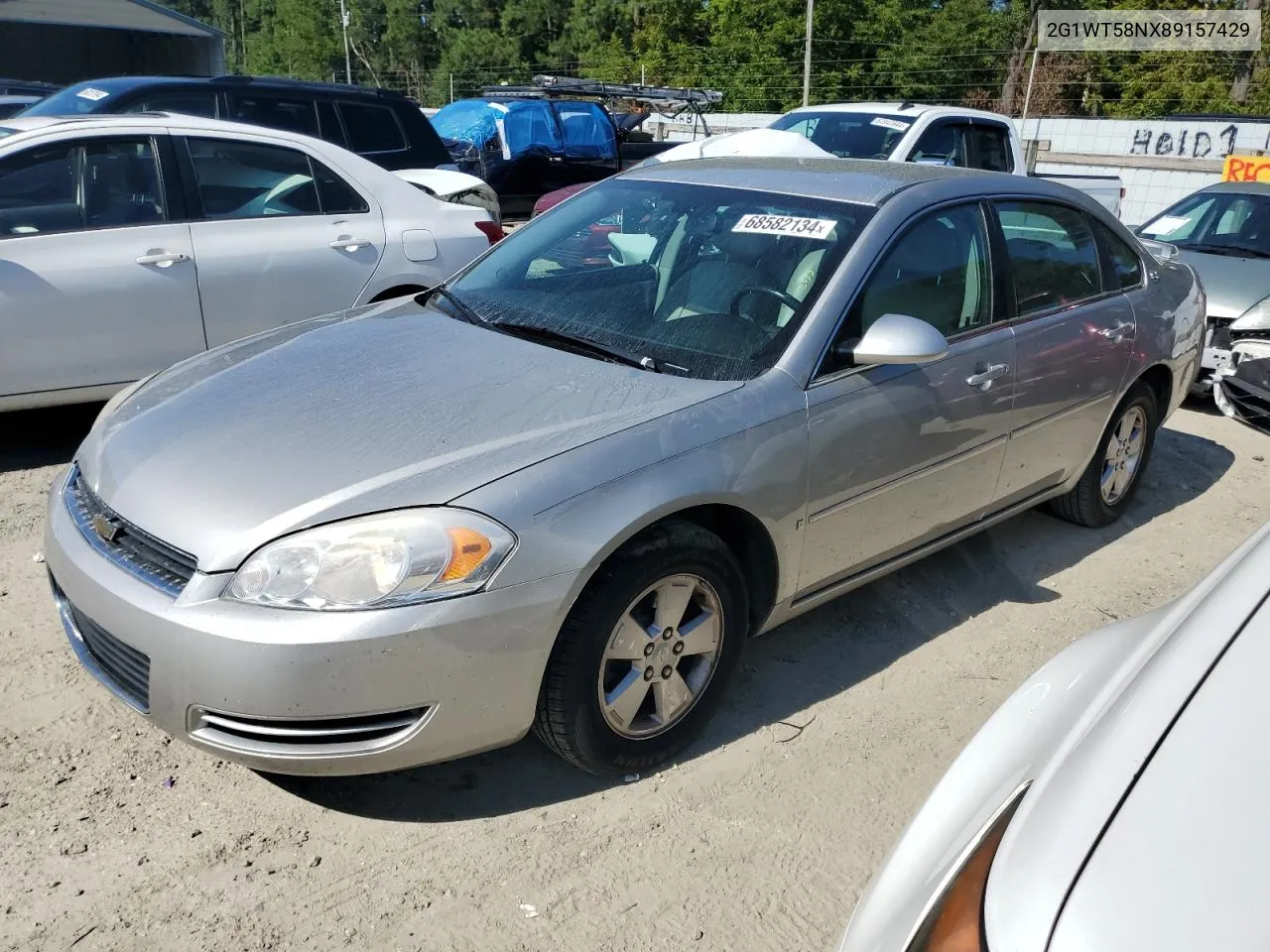 2008 Chevrolet Impala Lt VIN: 2G1WT58NX89157429 Lot: 68582134