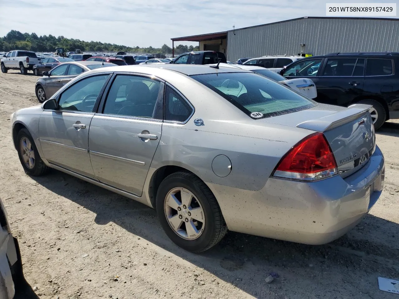 2008 Chevrolet Impala Lt VIN: 2G1WT58NX89157429 Lot: 68582134