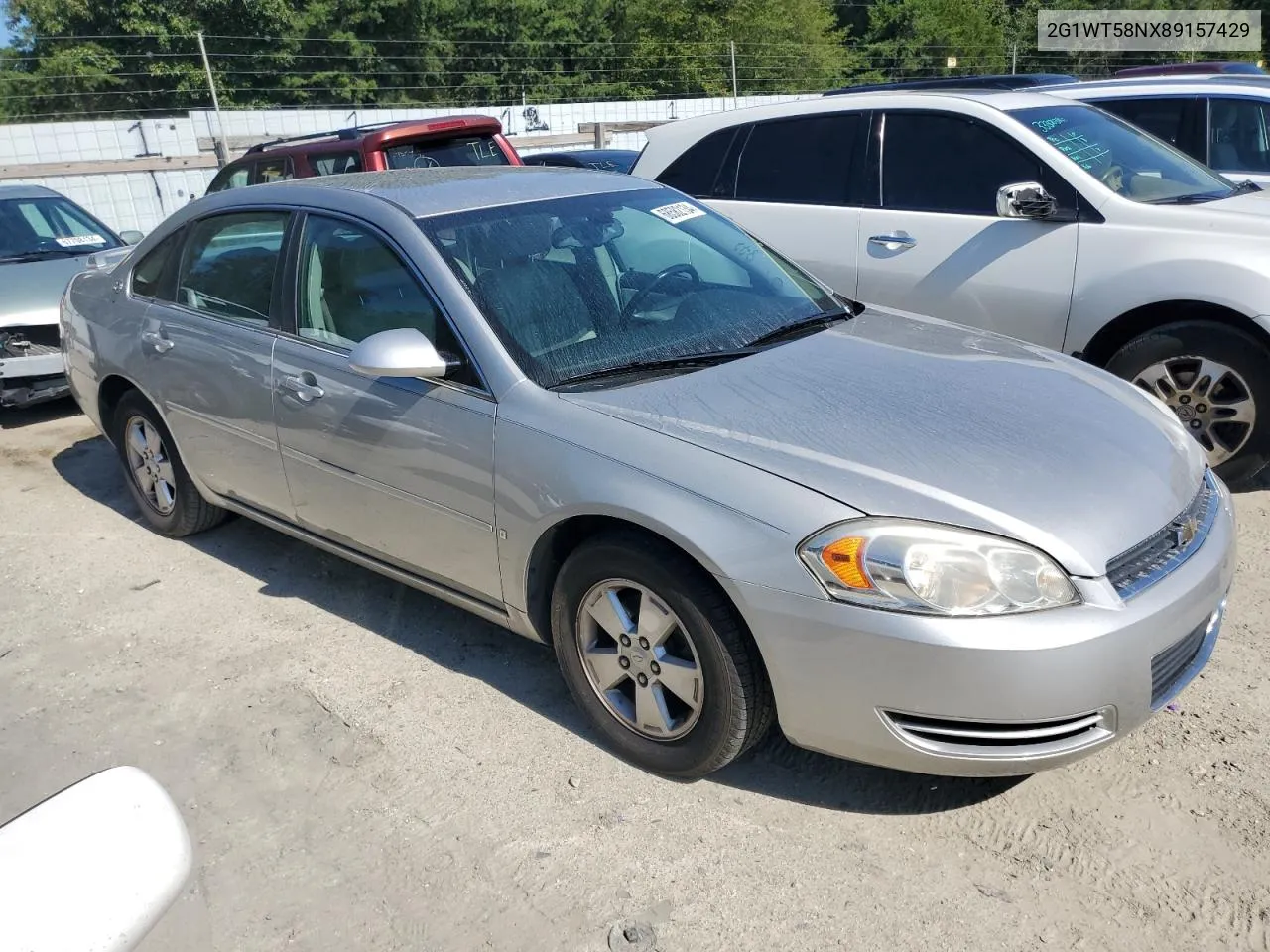 2G1WT58NX89157429 2008 Chevrolet Impala Lt