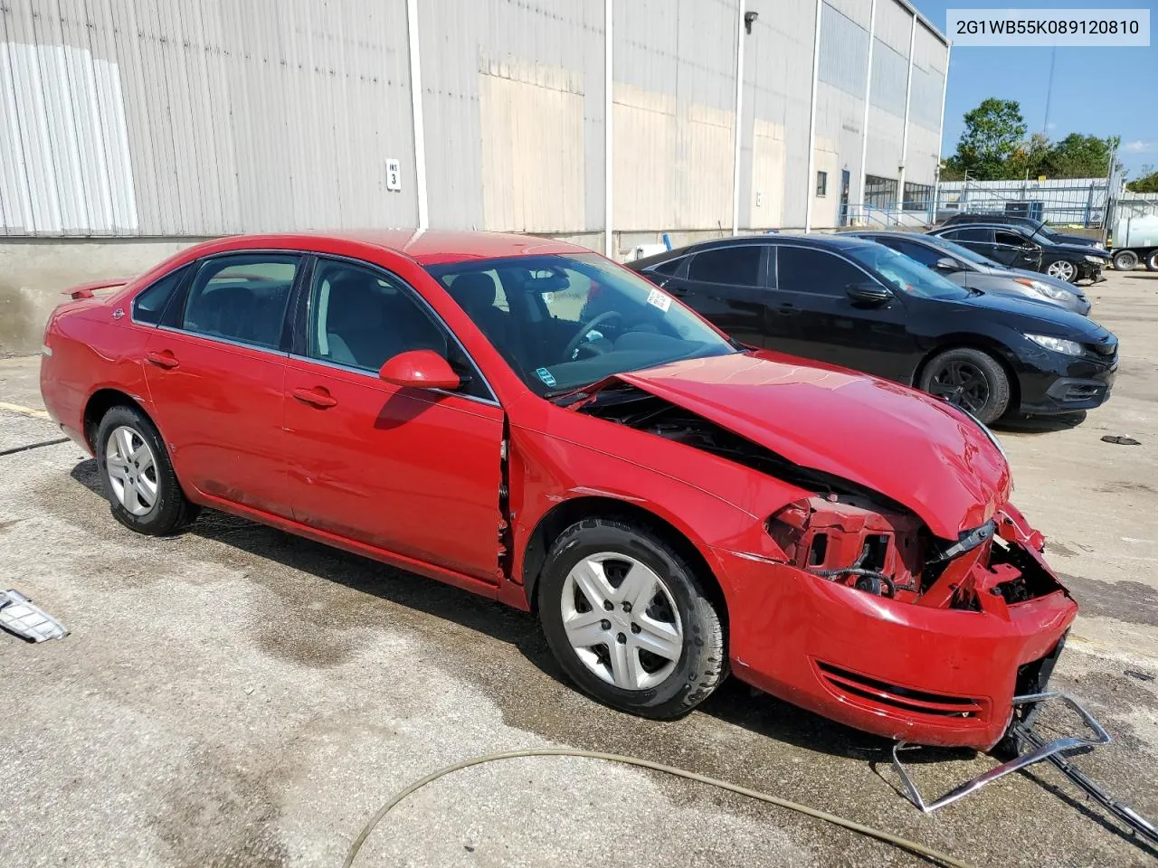 2G1WB55K089120810 2008 Chevrolet Impala Ls