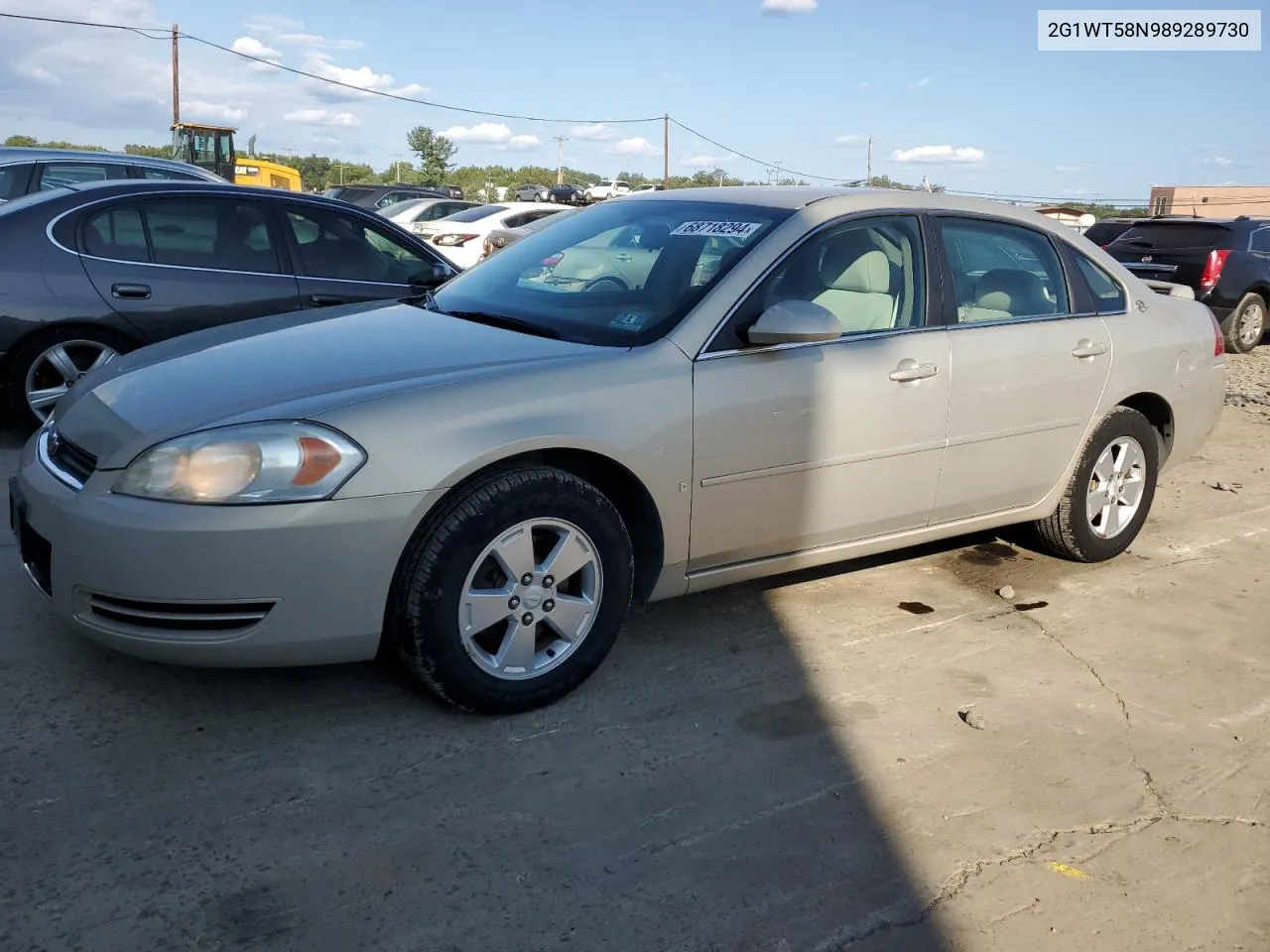 2008 Chevrolet Impala Lt VIN: 2G1WT58N989289730 Lot: 68718294