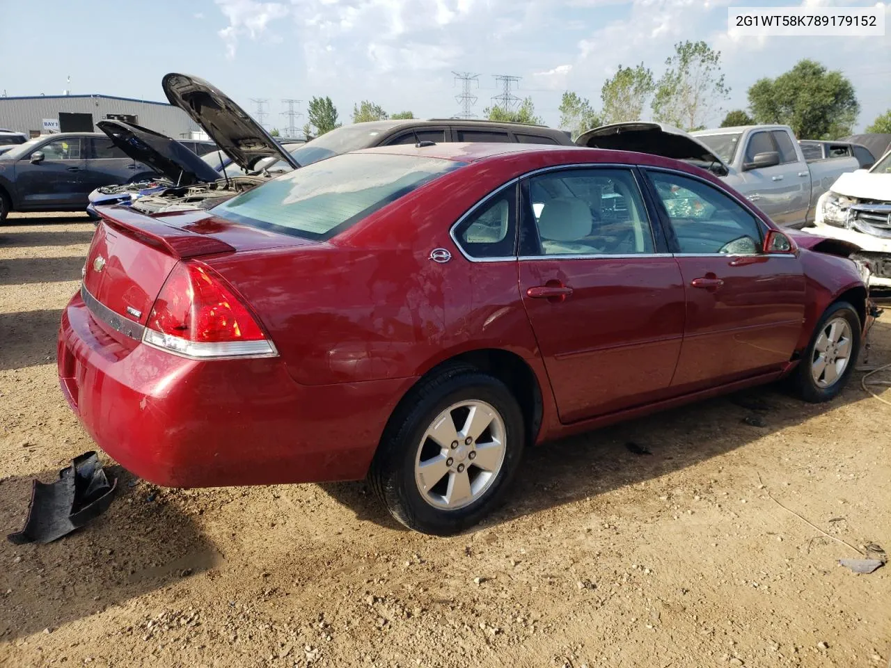 2008 Chevrolet Impala Lt VIN: 2G1WT58K789179152 Lot: 68845614