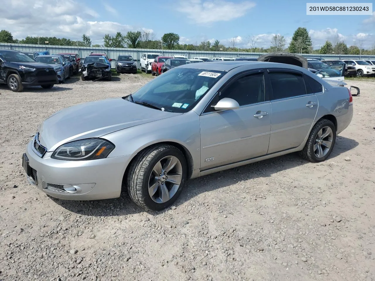 2008 Chevrolet Impala Super Sport VIN: 2G1WD58C881230243 Lot: 69111604