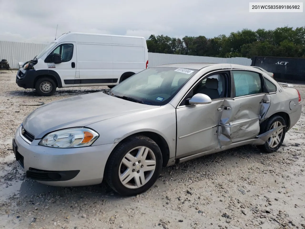 2008 Chevrolet Impala Lt VIN: 2G1WC583589186982 Lot: 69193104