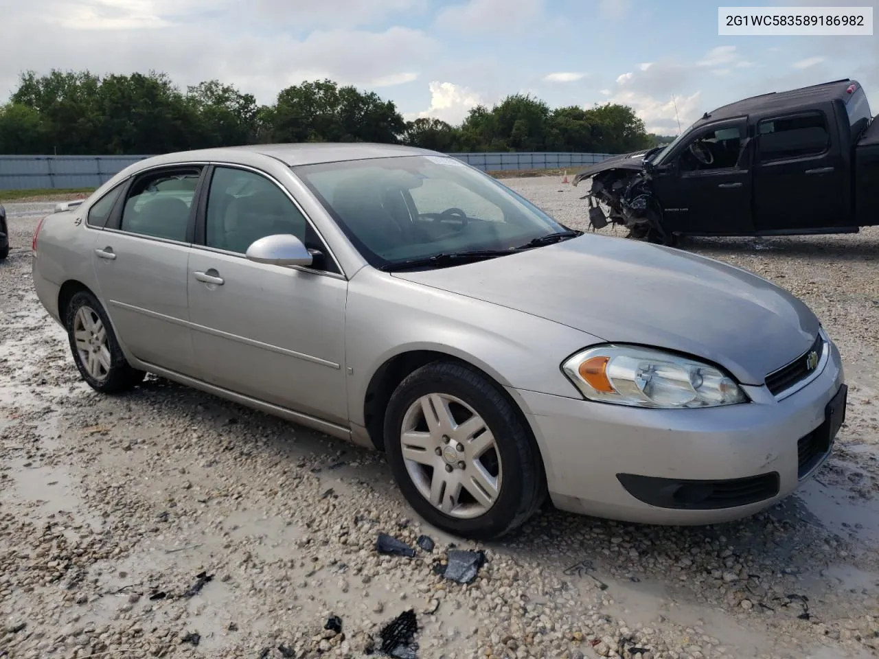 2G1WC583589186982 2008 Chevrolet Impala Lt