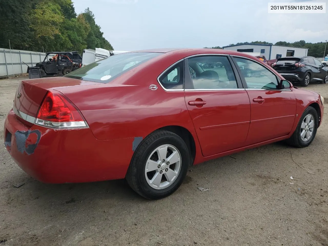 2008 Chevrolet Impala Lt VIN: 2G1WT55N181261245 Lot: 69419244