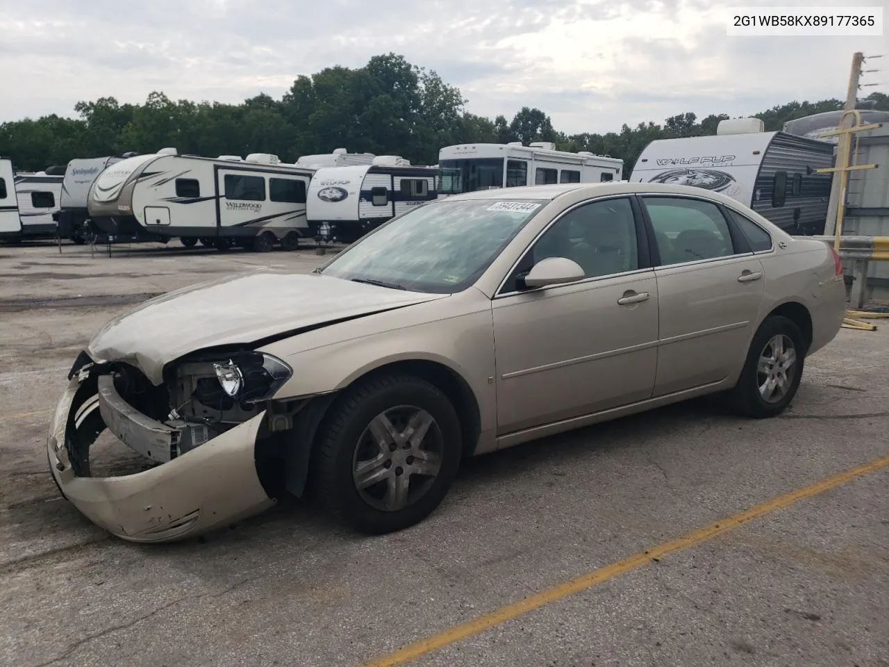 2G1WB58KX89177365 2008 Chevrolet Impala Ls