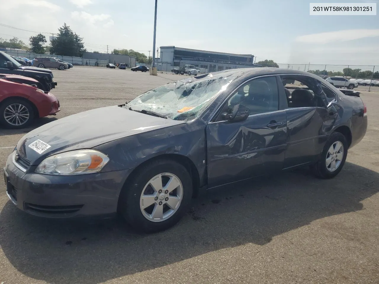 2008 Chevrolet Impala Lt VIN: 2G1WT58K981301251 Lot: 69432374