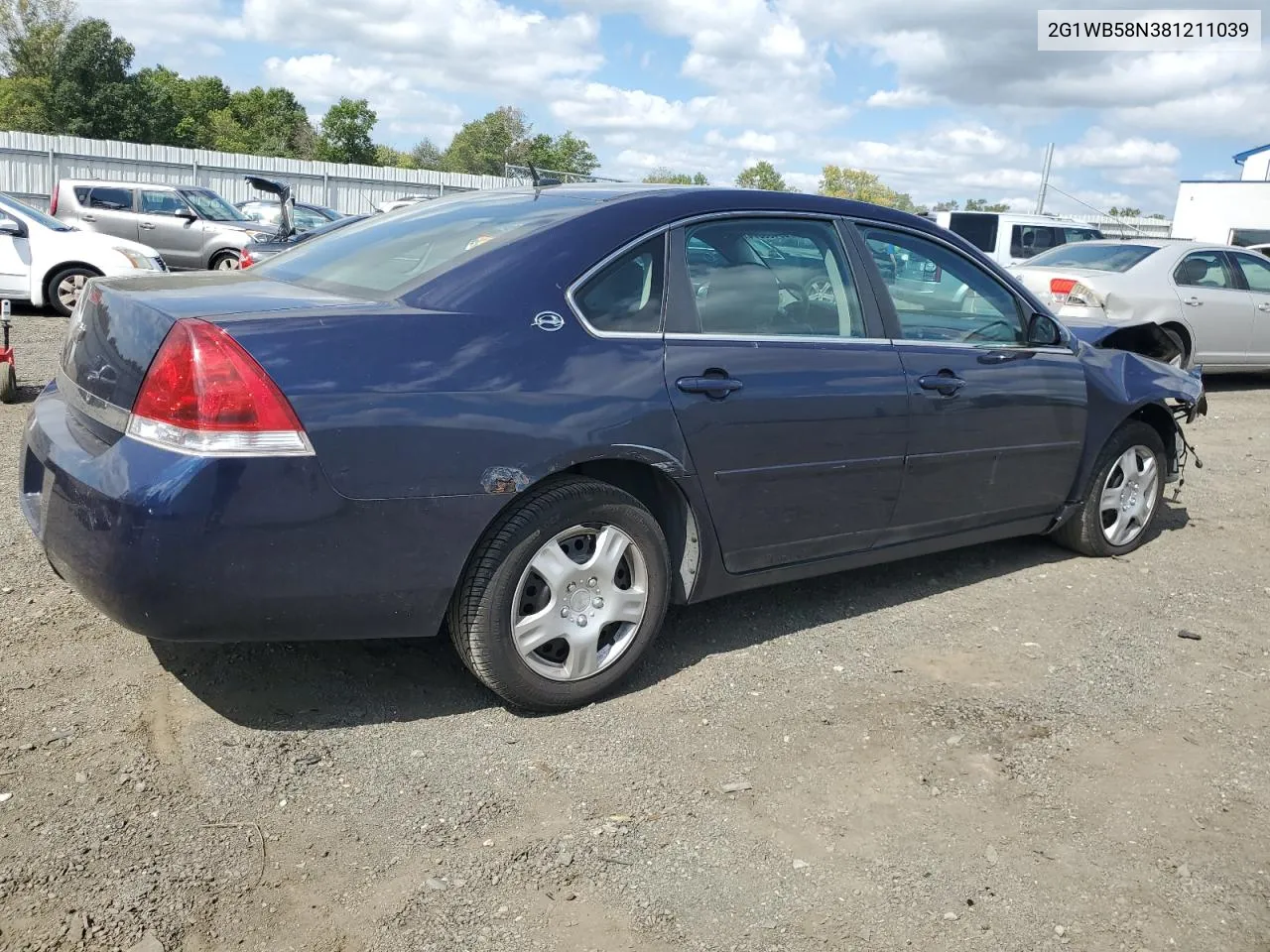 2008 Chevrolet Impala Ls VIN: 2G1WB58N381211039 Lot: 69488574