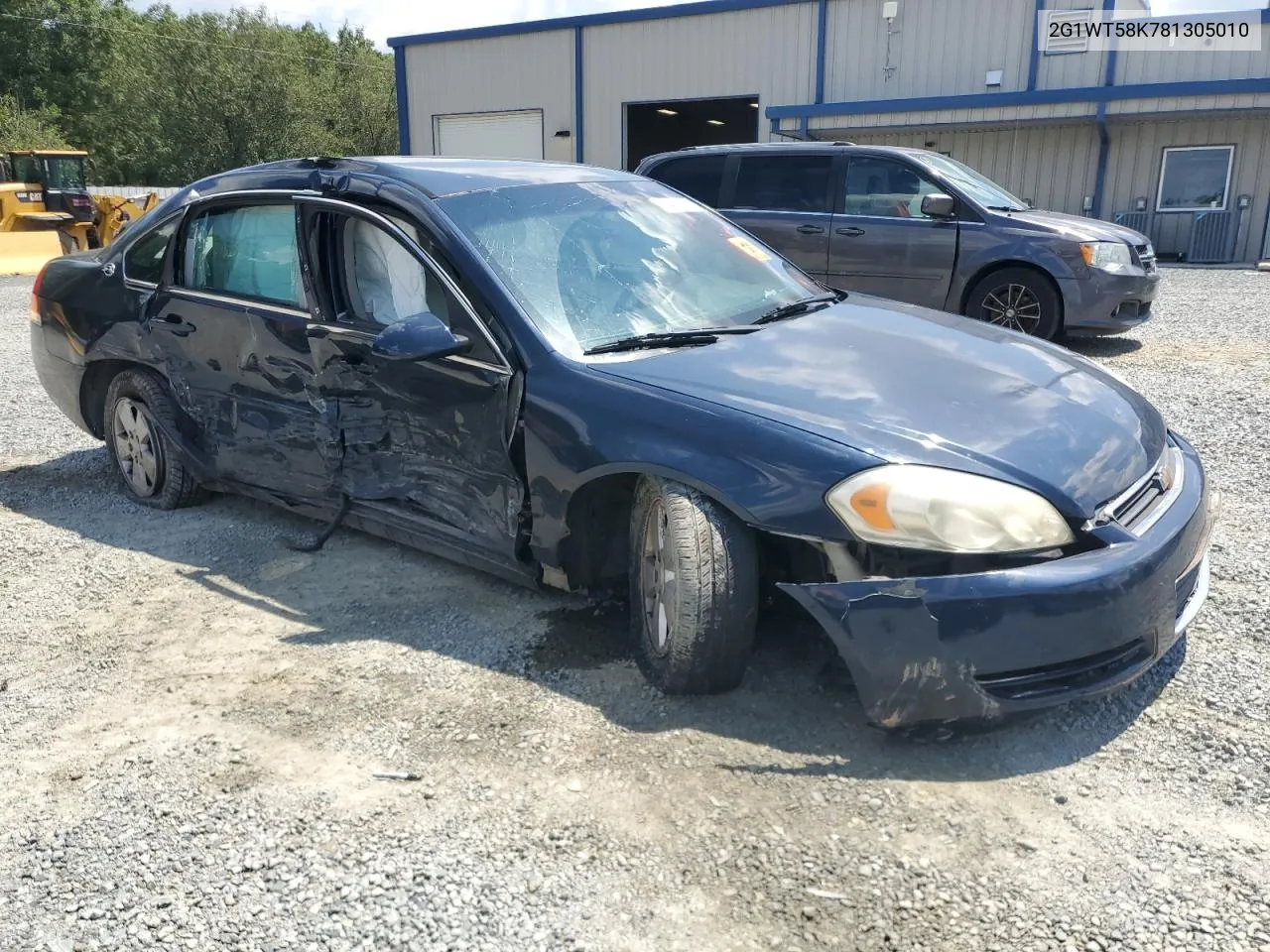 2008 Chevrolet Impala Lt VIN: 2G1WT58K781305010 Lot: 69591404