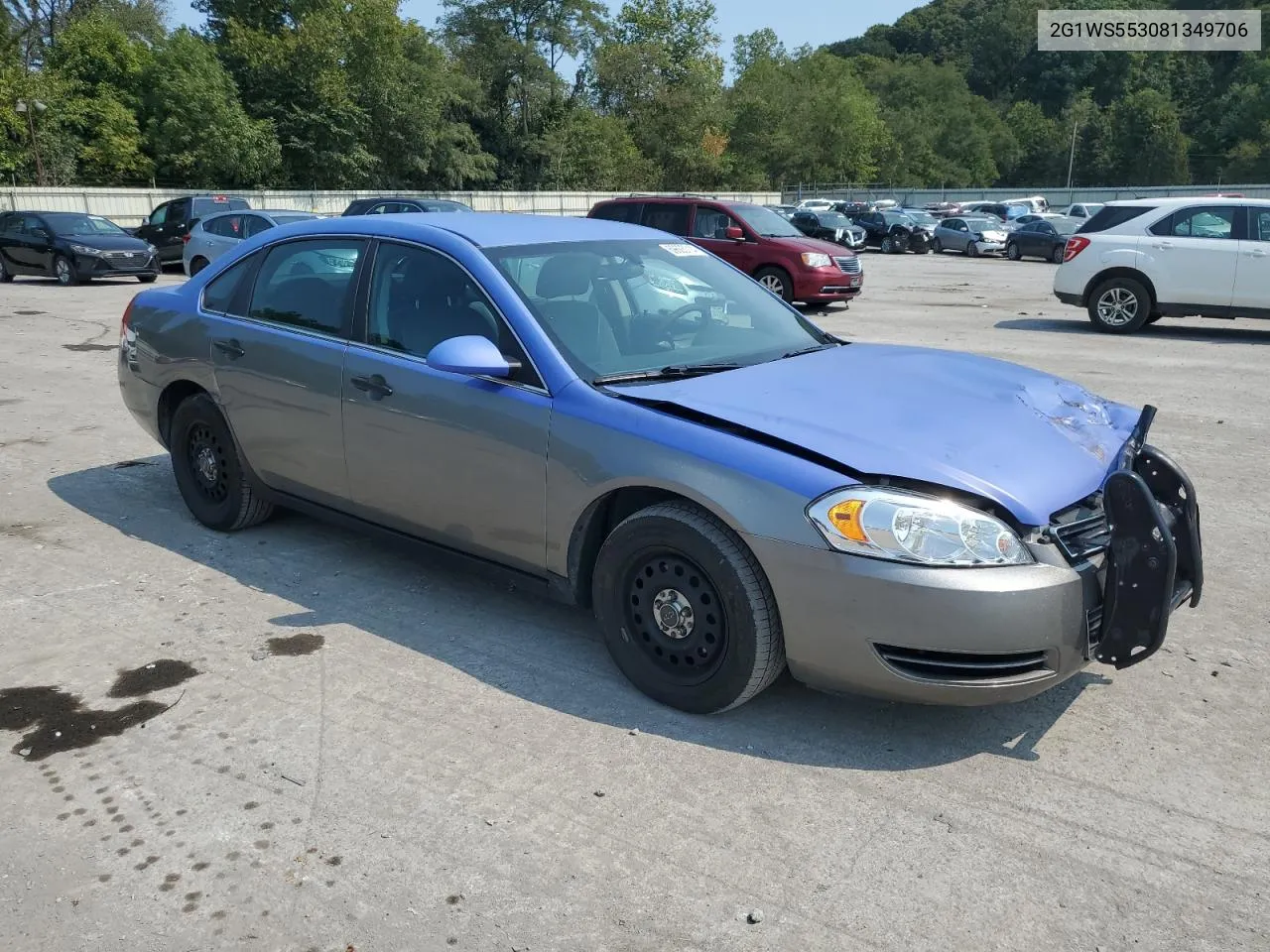 2G1WS553081349706 2008 Chevrolet Impala Police