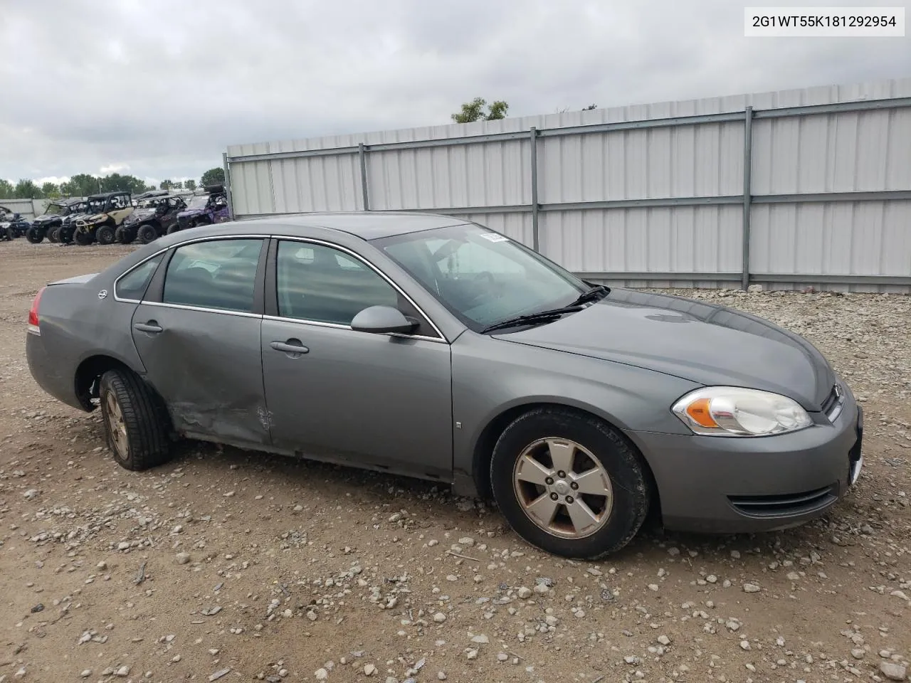 2G1WT55K181292954 2008 Chevrolet Impala Lt