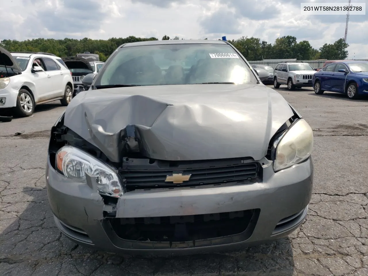 2008 Chevrolet Impala Lt VIN: 2G1WT58N281362788 Lot: 70060614