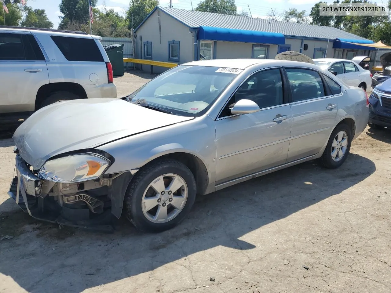 2G1WT55NX89123818 2008 Chevrolet Impala Lt