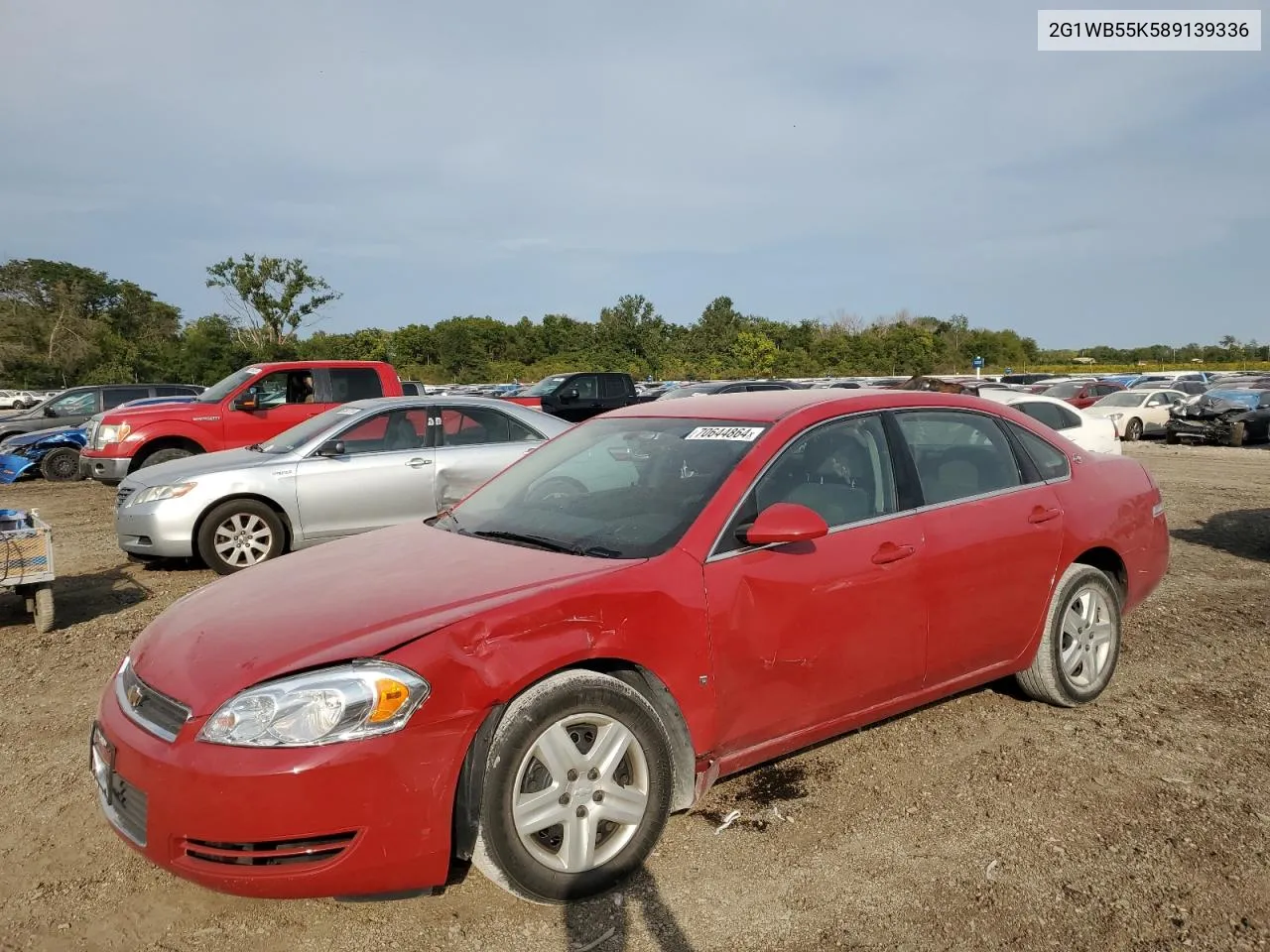 2008 Chevrolet Impala Ls VIN: 2G1WB55K589139336 Lot: 70644864