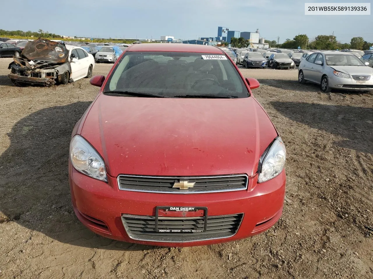 2008 Chevrolet Impala Ls VIN: 2G1WB55K589139336 Lot: 70644864