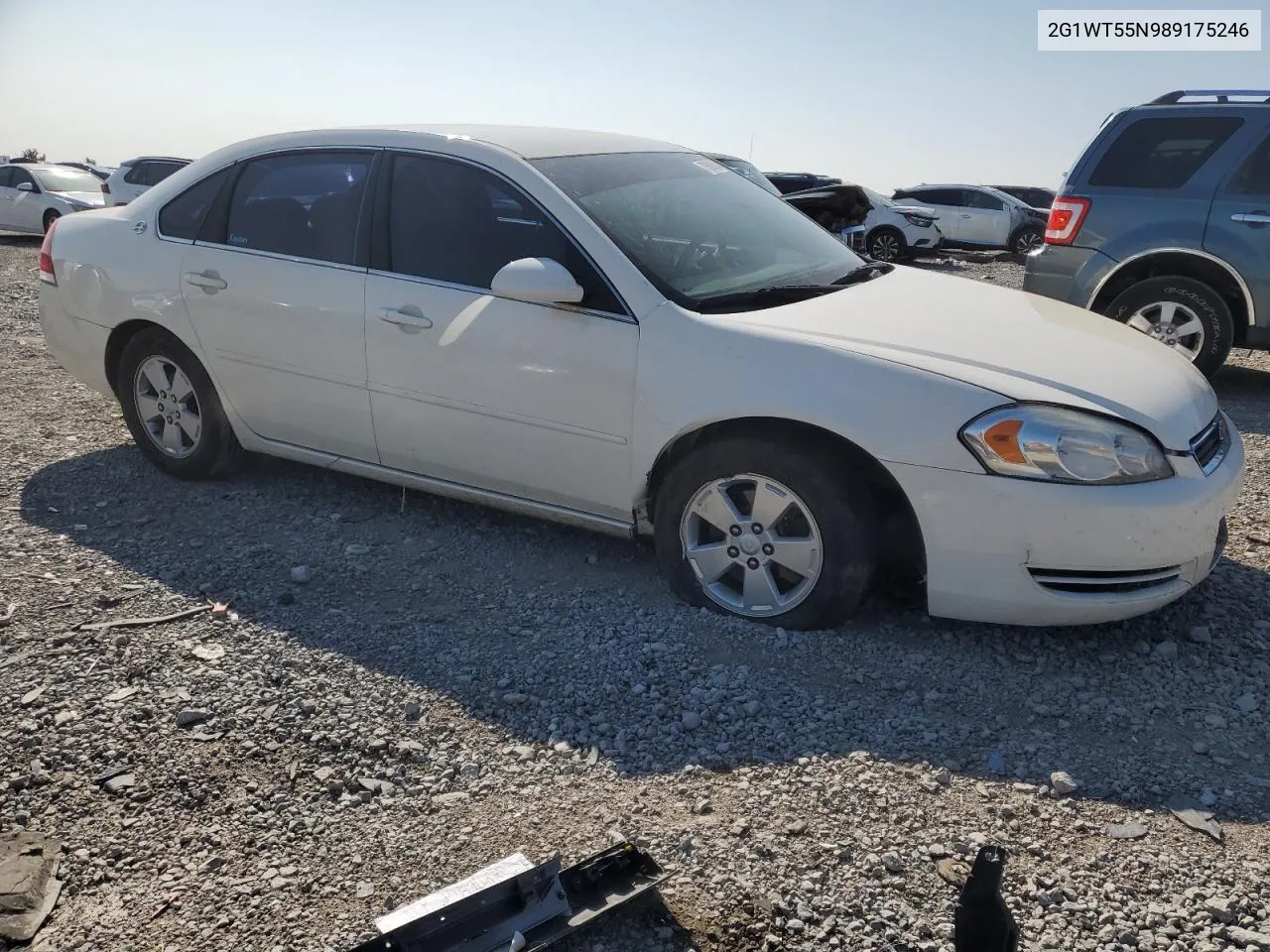 2008 Chevrolet Impala Lt VIN: 2G1WT55N989175246 Lot: 70688034