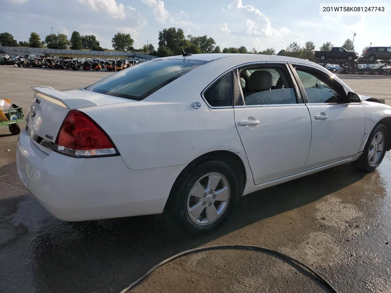 2008 Chevrolet Impala Lt VIN: 2G1WT58K081247743 Lot: 70695654