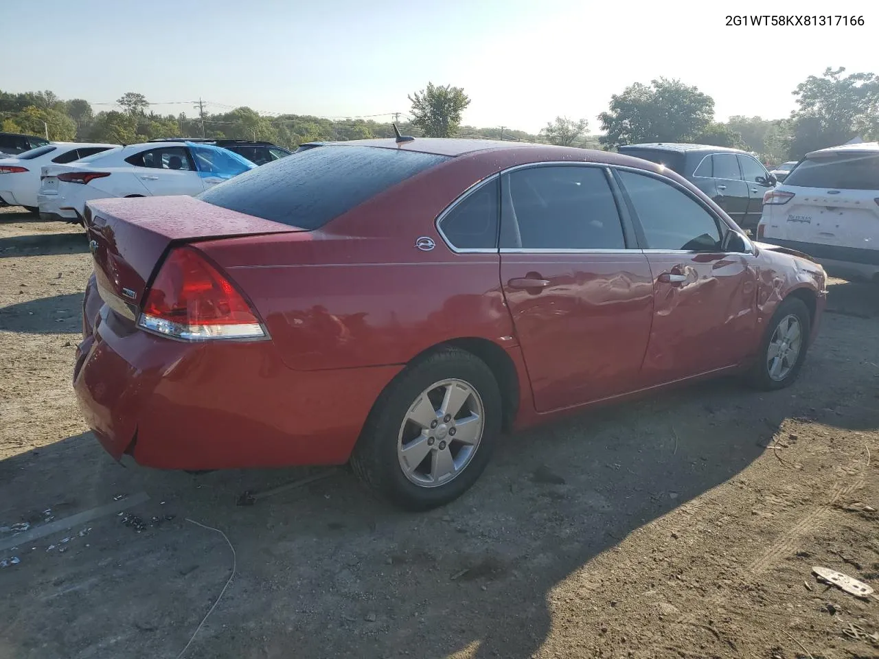 2008 Chevrolet Impala Lt VIN: 2G1WT58KX81317166 Lot: 70722024