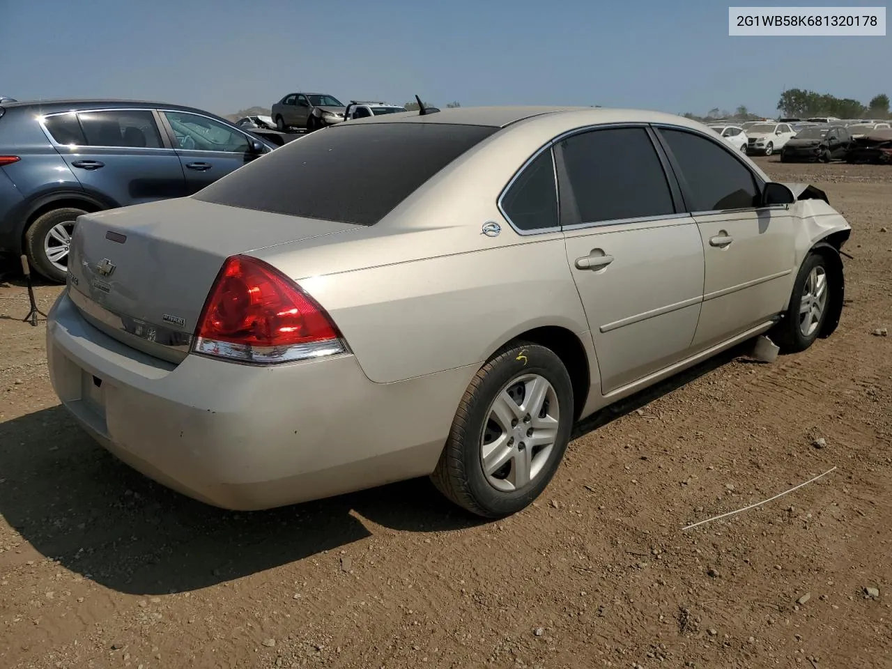 2G1WB58K681320178 2008 Chevrolet Impala Ls