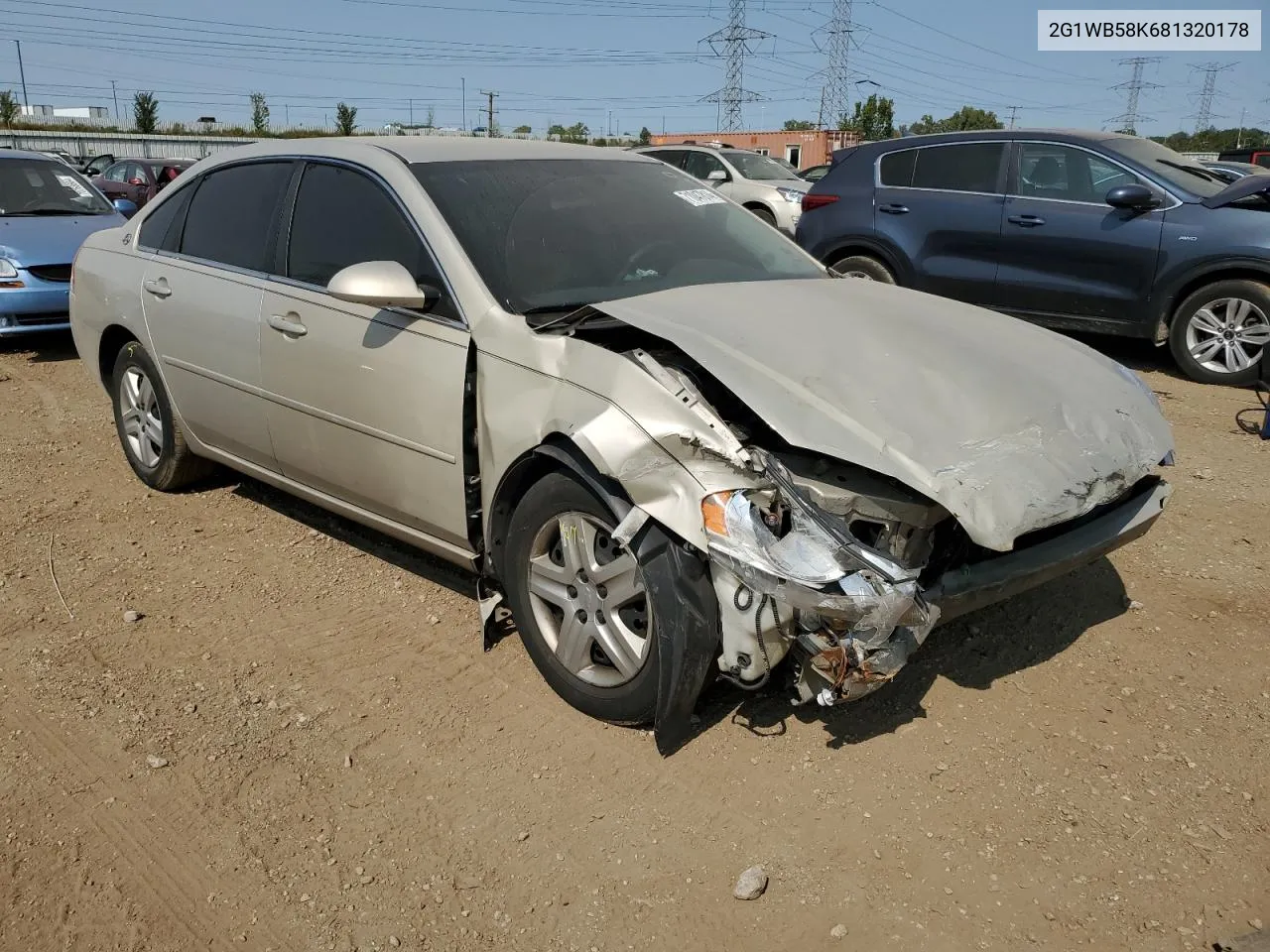 2008 Chevrolet Impala Ls VIN: 2G1WB58K681320178 Lot: 71047814