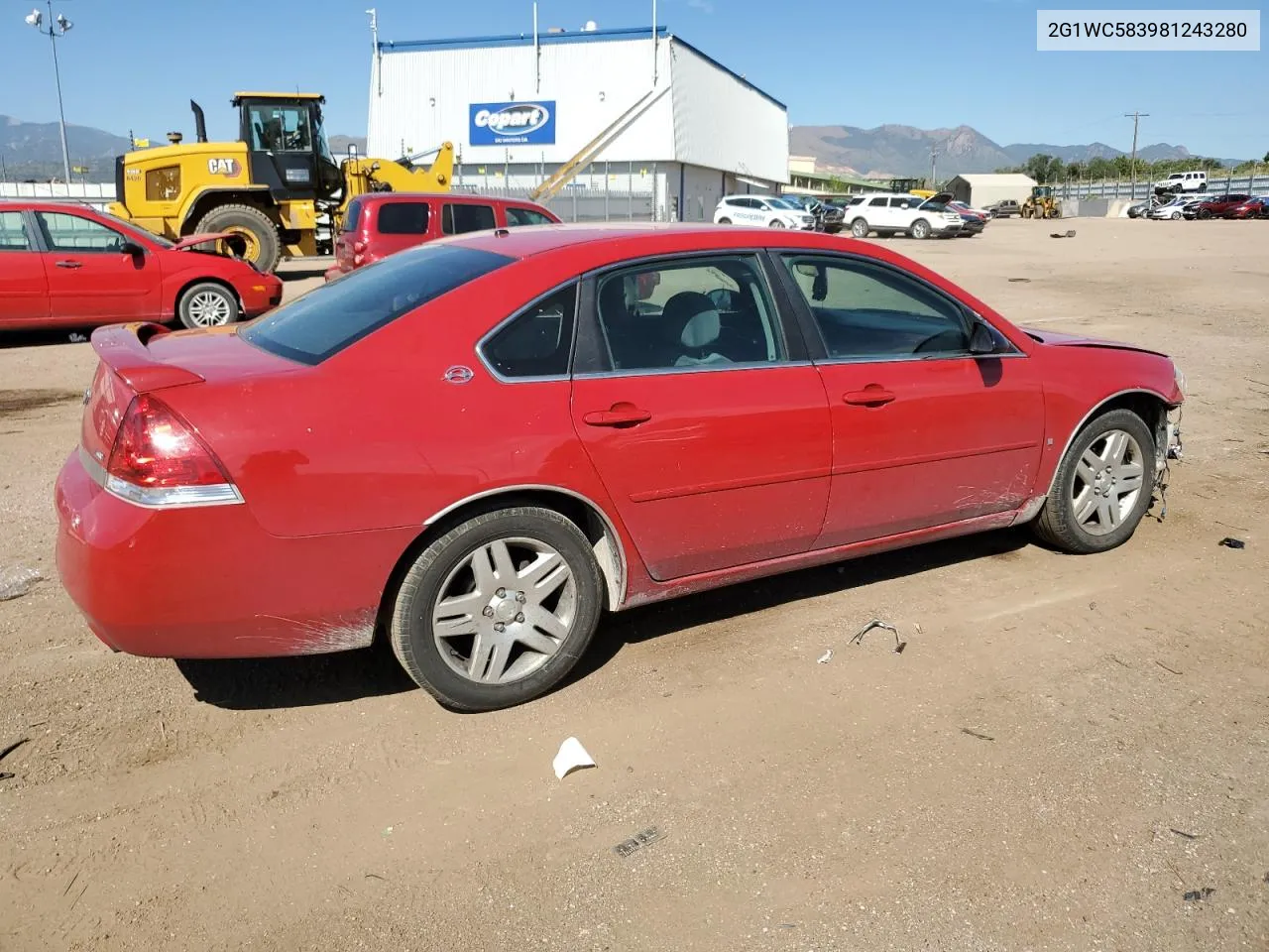 2G1WC583981243280 2008 Chevrolet Impala Lt