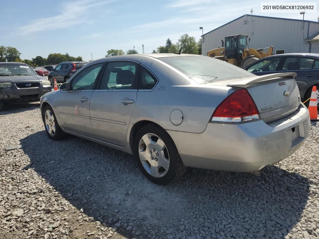 2G1WD58CX81206932 2008 Chevrolet Impala Super Sport