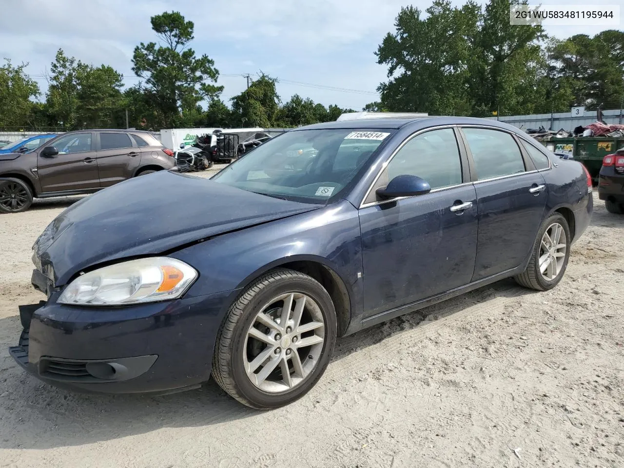 2G1WU583481195944 2008 Chevrolet Impala Ltz